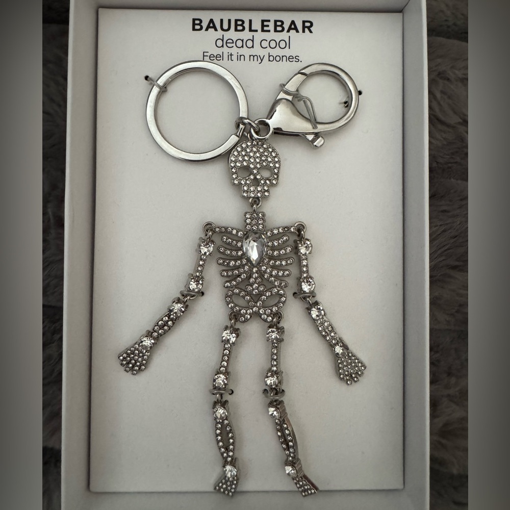 BaubleBar Metallic Skeleton‎ Keychain